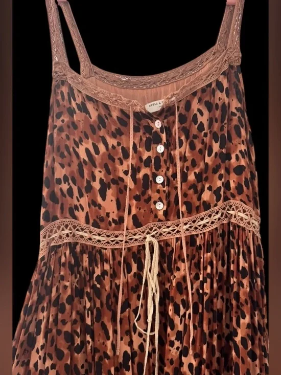 Spell Saphari Strappy Boho Dress - Picture 3 of 10